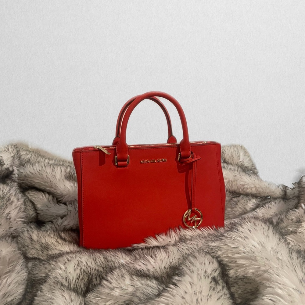 Michael Kors Red Kellen Bag